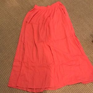 Merona Coral Maxi Skirt